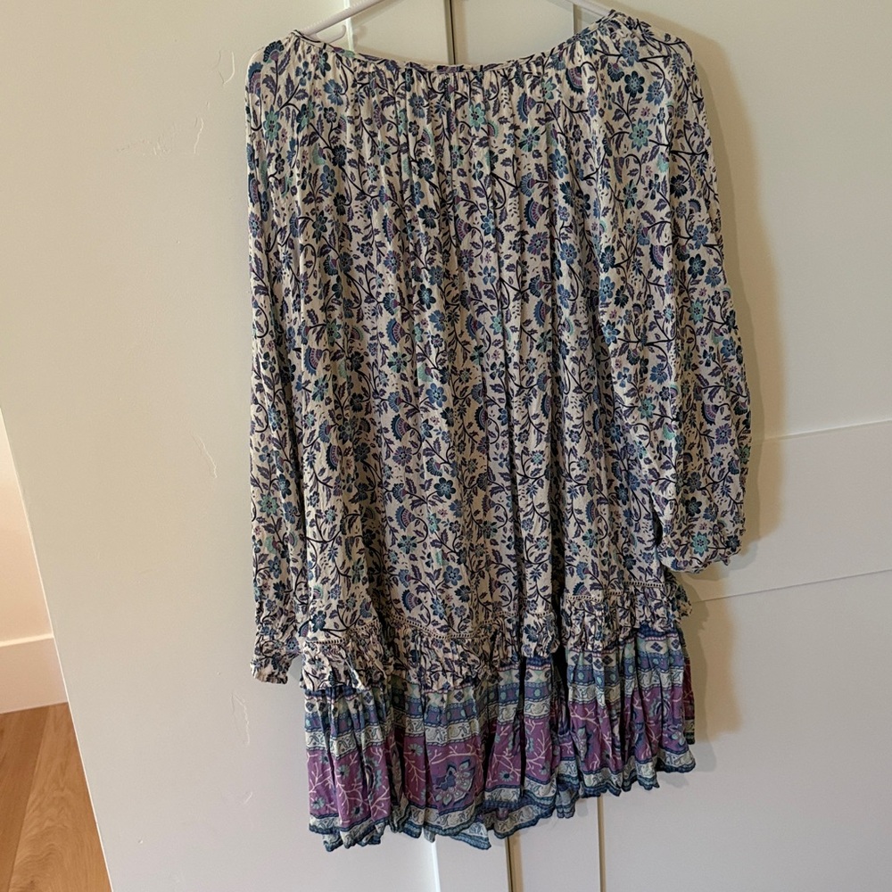 Spell & The Gypsy Dahlia Tunic Dress Dusty Blue - Picture 10 of 10